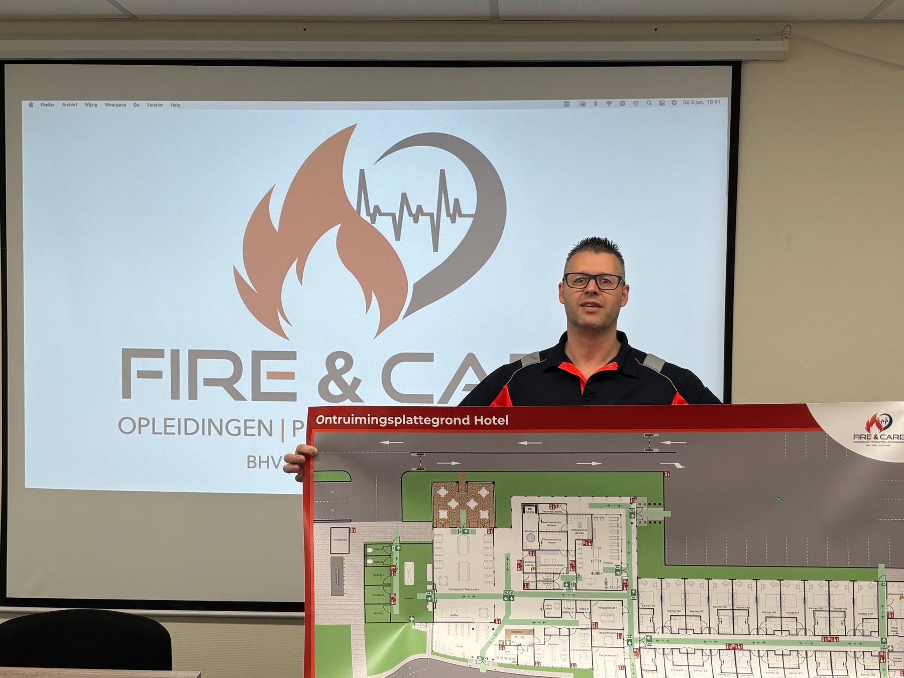 Fire & Care eigenaar Jeroen Aarns
