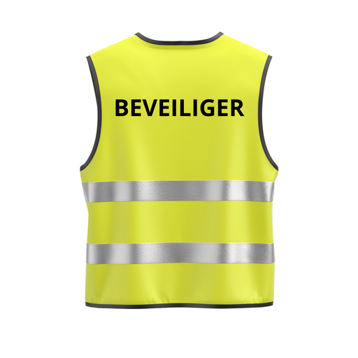 Veiligheidshesje Beveiliger - Geel