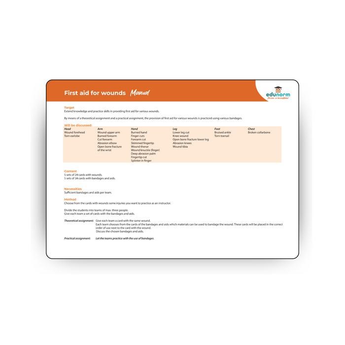 First aid for wounds 2