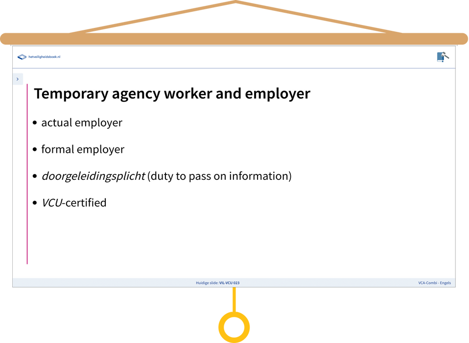 VCA-Combi Engels Presentatie Temporary Agency Worker