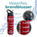 Waterfles brandblusser